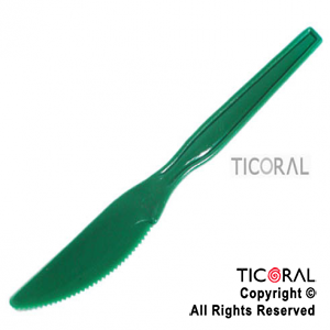 CUCHILLO CLASSIC PLAST VERDE HS4928 x 20